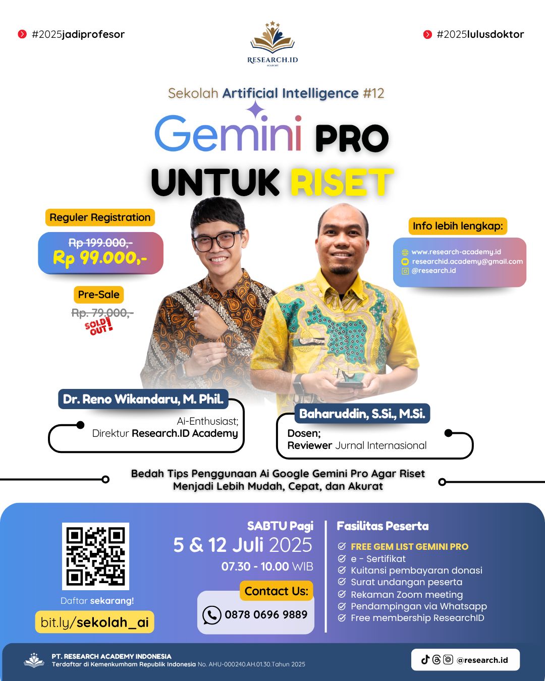 Sekolah Artificial Intelligence #12: Gemini Pro Untuk Riset